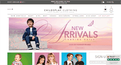Desktop Screenshot of childsplayclothing.com